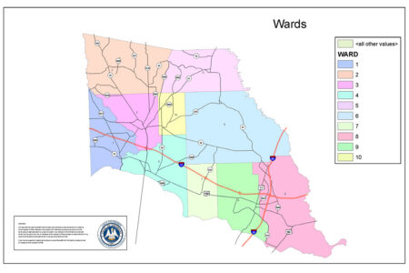 St Tammany Wards Map