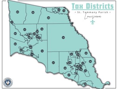 St Tammany Parish 2024 Tax districts
